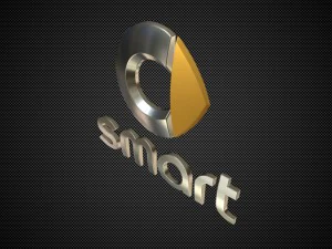 smart logo 3d 3D Model