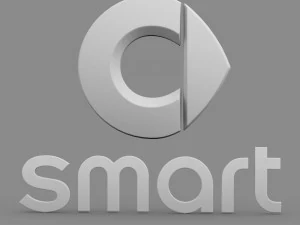 smart logo 3d 3D Model