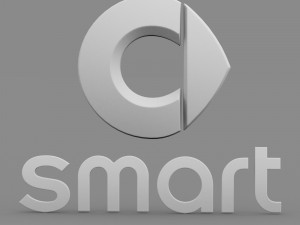 smart logo 3d Modelo 3D