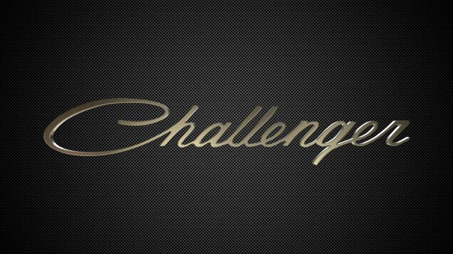 challenger logo 3D Model .c4d .max .obj .3ds .fbx .stl .blend