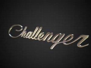 challenger logo Model 3D