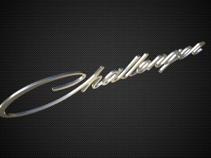 challenger logo Model 3D
