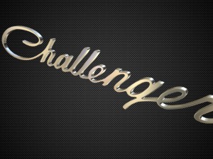 challenger logo Model 3D