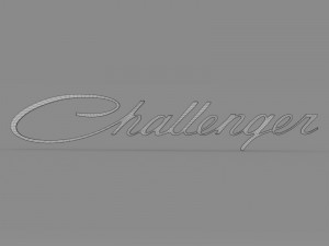 challenger logo Model 3D