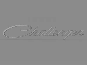 challenger logo 3D Model