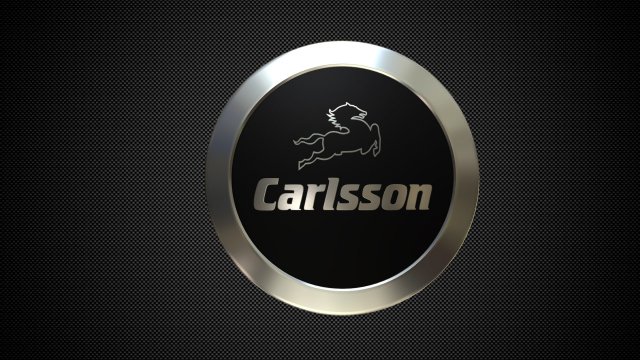 carlsson logo 3D Modell .c4d .max .obj .3ds .fbx .stl .blend