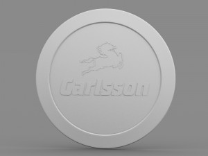 carlsson logo 3D Modell