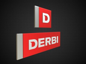derbi logo Modelo 3D