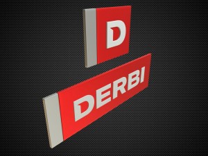 derbi logo Modelo 3D