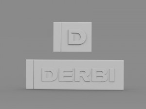 derbi logo Modelo 3D