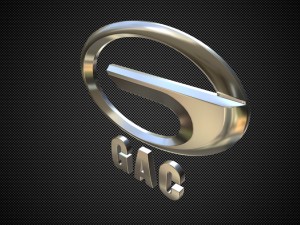 gac logo 3Dモデル