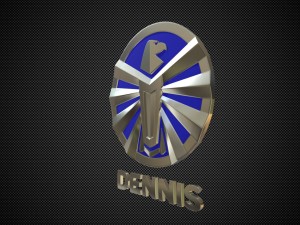 dennis logo Model 3D
