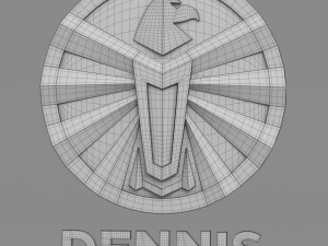 dennis logo Model 3D