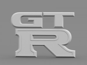 gtr logo 3D Model