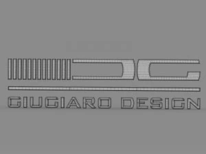 giugiaro italdesign logo 3D Model