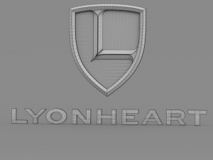 lyonheart logo Modelo 3D