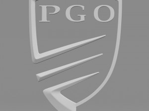 pgo logo 3D-Modell
