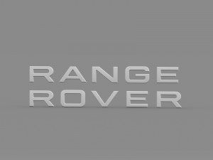 range rover logo 3Dモデル