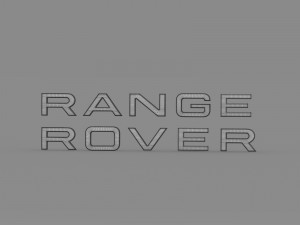 range rover logo 3Dモデル
