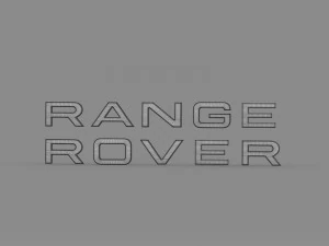 range rover logo 3D Model