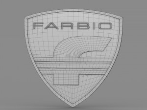 farbio logo Modelo 3D
