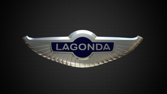 lagonda logo Modello 3D .c4d .max .obj .3ds .fbx .stl .blend 