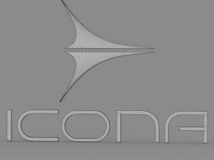 logotipo de icono Modelo 3D