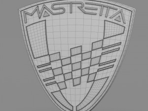 mastretta logo Modelo 3D