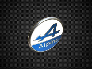 alpine logo 3Dモデル