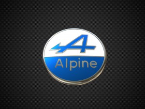 alpine logo 3Dモデル