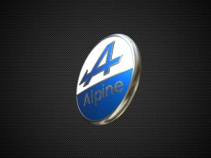 alpine logo 3D Model