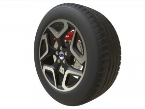 subaru wheel Modello 3D