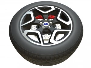 subaru wheel 3D Model