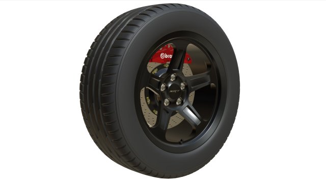srt wheel Modelo 3D .c4d .max .obj .3ds .fbx .stl .blend 