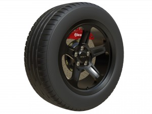 srt wheel Modelo 3D