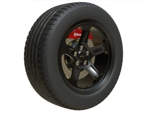 srt wheel 3D Model
