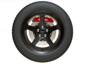 srt wheel 3D Model