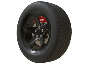 srt wheel Modelo 3D