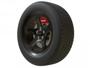 srt wheel 3D Model