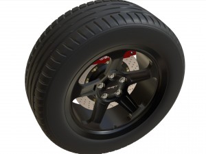 srt wheel Modelo 3D