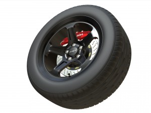 srt wheel Modelo 3D