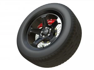 srt wheel 3D Model