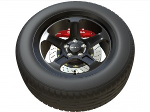 srt wheel Modelo 3D