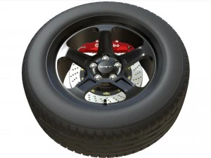 srt wheel 3D Model