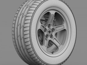 srt wheel Modelo 3D