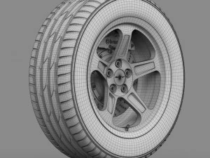 srt wheel 3D Model