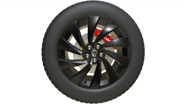 volkswagen wheel Modèle 3D .c4d .max .obj .3ds .fbx .stl .blend 