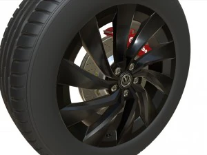 volkswagen wheel 3D Model