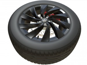 volkswagen wheel Modèle 3D