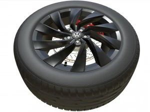 volkswagen wheel 3D Model